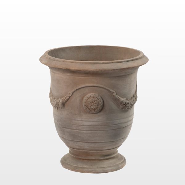 Paolelli Anduze Terra Cotta Antica glazirana terakota tegla u toploj zemljanoj nijansi za mediteranski vrt, terasu ili reprezentativni ulaz.